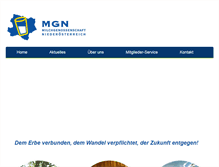 Tablet Screenshot of mgn.at